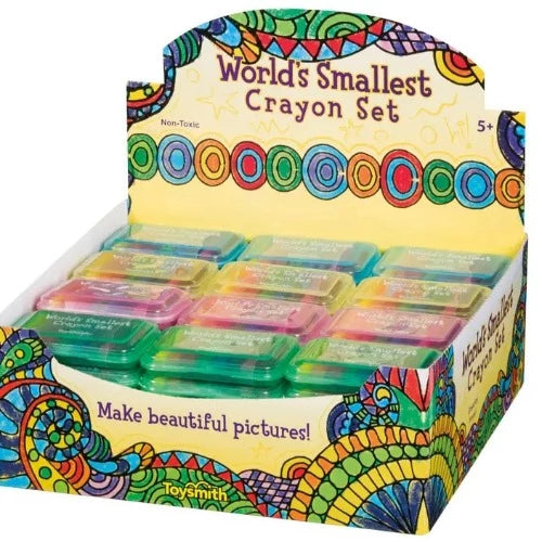 Mini Crayon Set, Travel Size, Gift Bag Idea - 2-1/2"