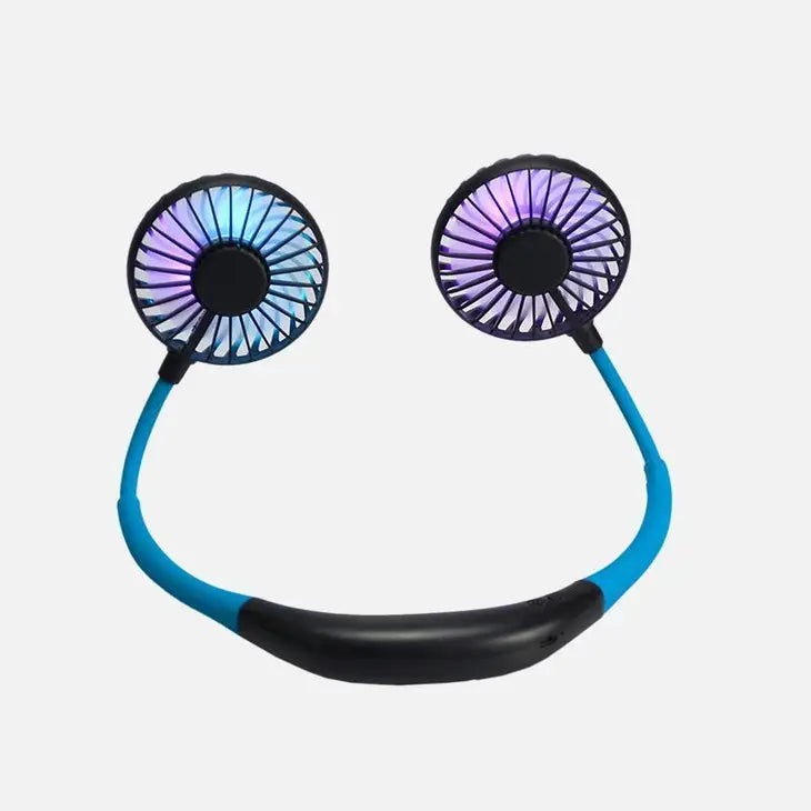 Neck Fan with Led Light