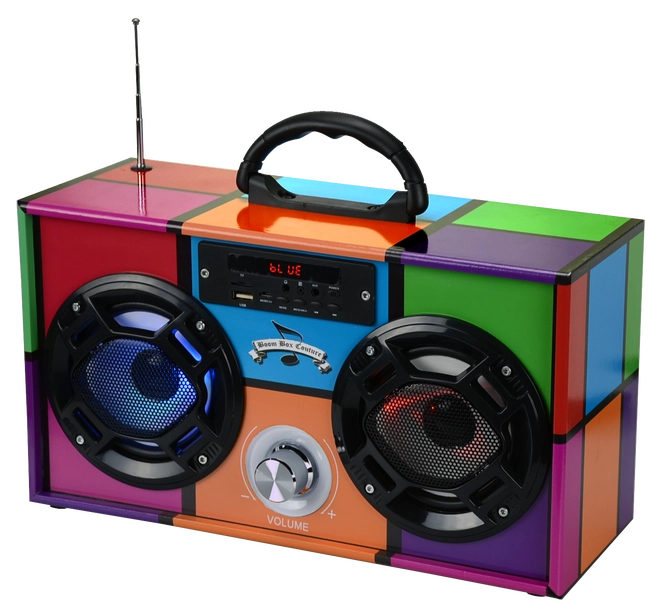 Retro Bluetooth Boom Box