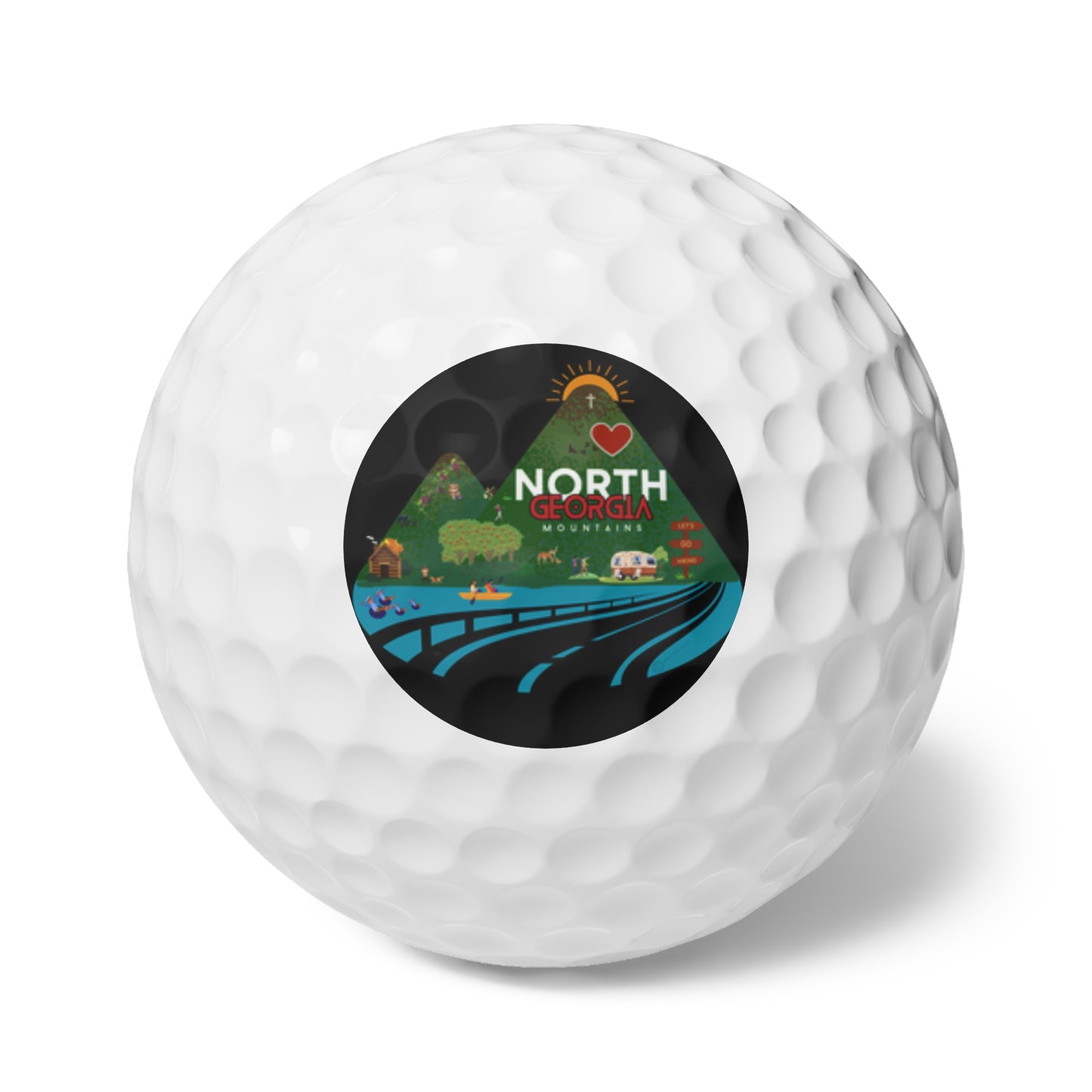 Golf Balls, 6pcs