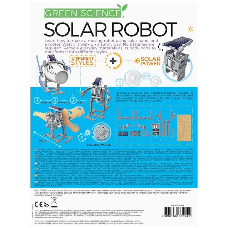Solar Robot Diy Stem Science Project