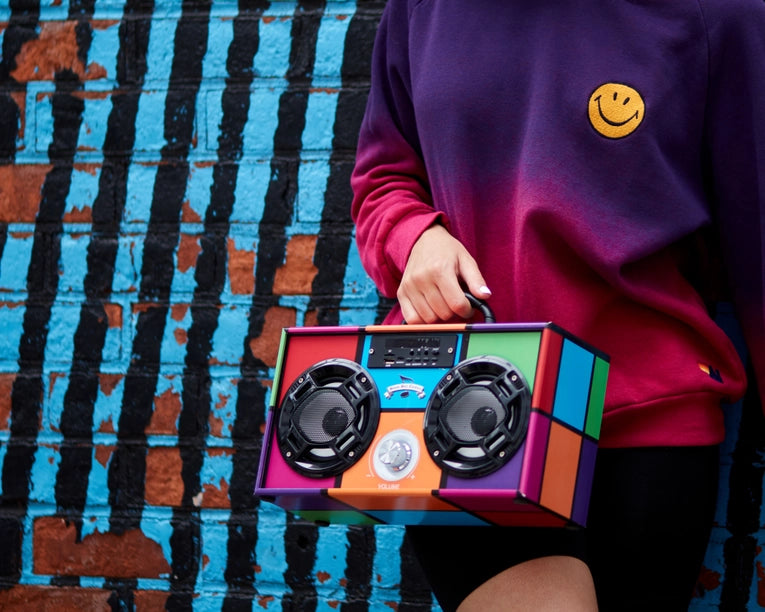 Retro Bluetooth Boom Box