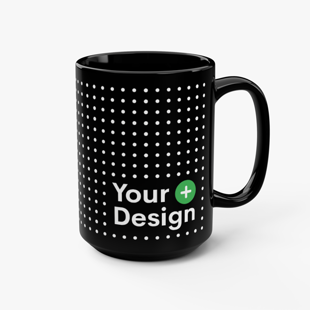 Black Mug, 15oz