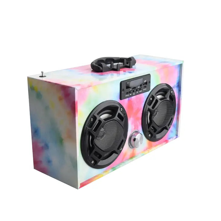Bluetooth Tie Dye Boombox