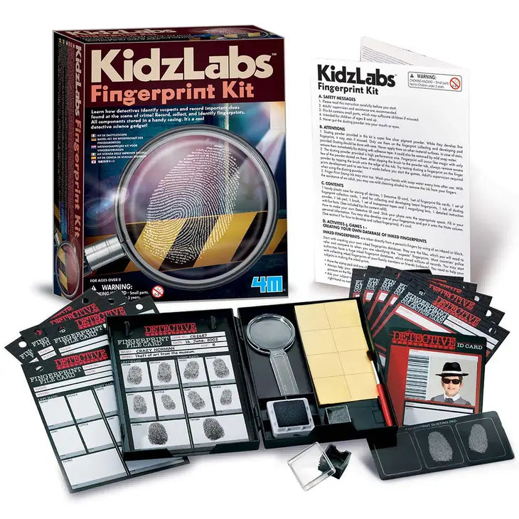 Kidzlabs Fingerprint Kit - Spy Forensic Science Lab