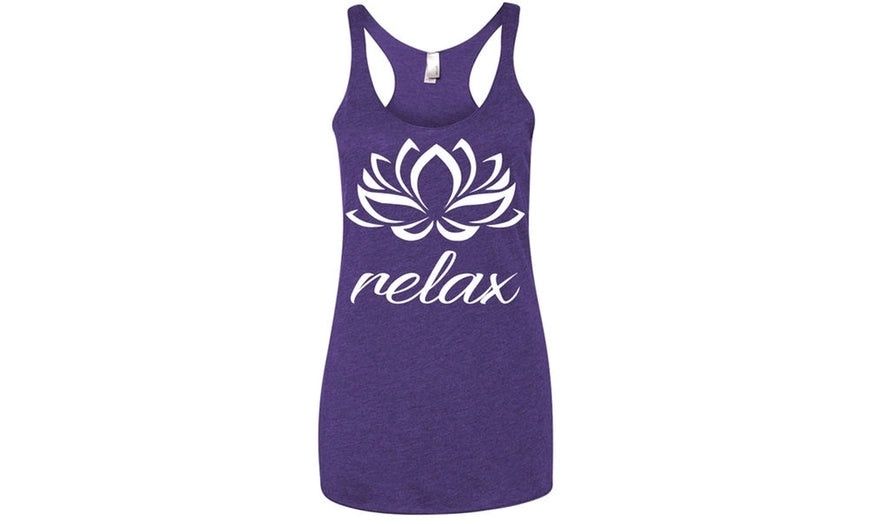 Women'S Yoga Tri-Blend Racerback Tanks Tank Top