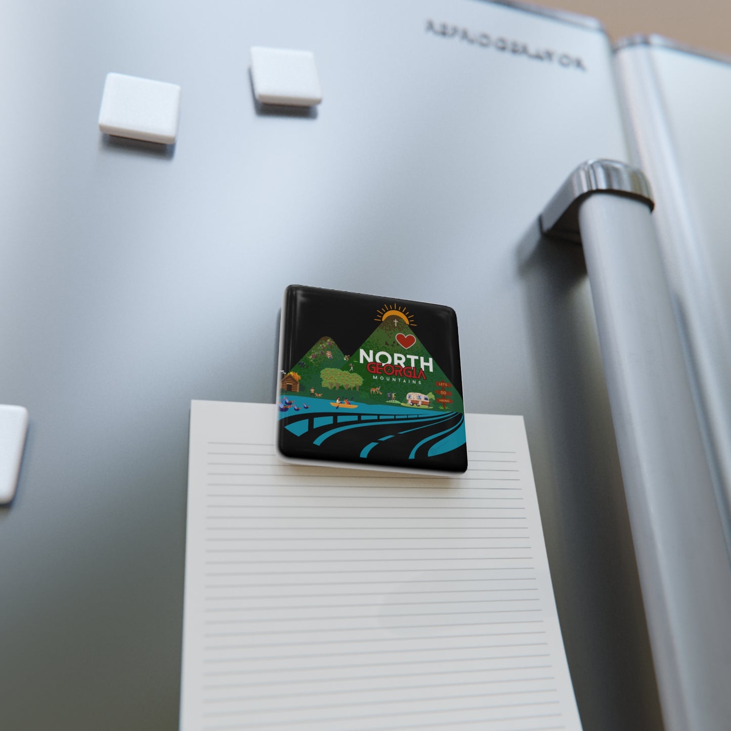 Porcelain Magnet, Square