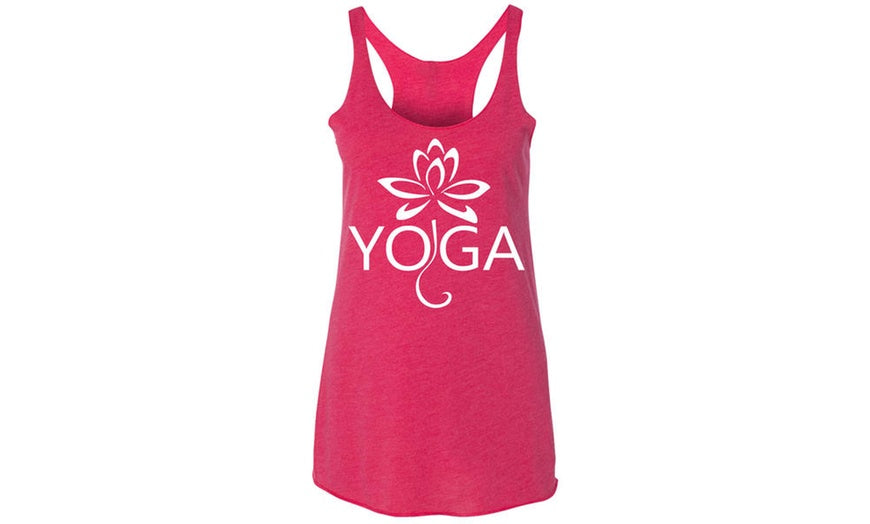 Women'S Yoga Tri-Blend Racerback Tanks Tank Top
