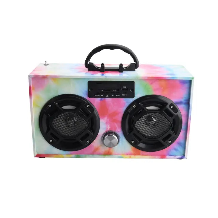 Bluetooth Tie Dye Boombox