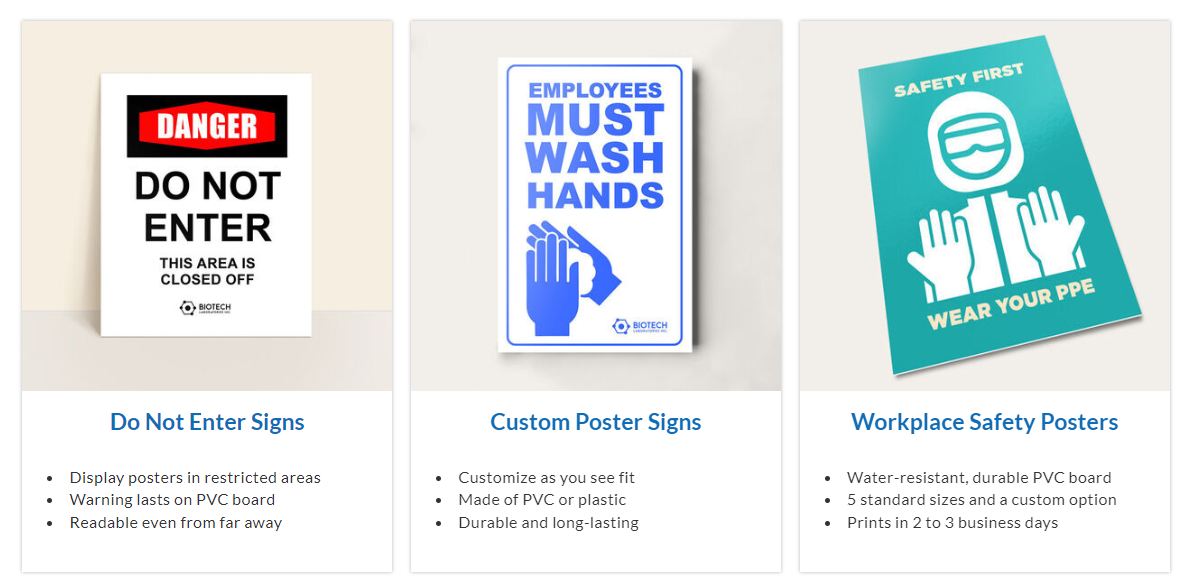 Warning & Safety Signs