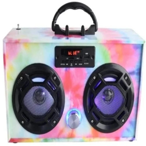 Bluetooth Tie Dye Boombox