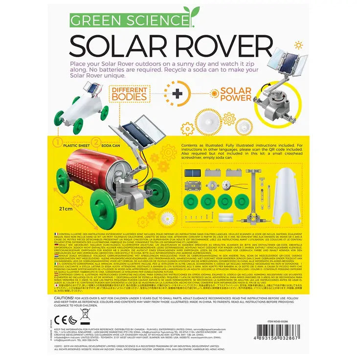 Solar Rover Robot Diy Stem Science Kit