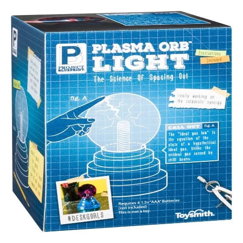 Project Blueprint 6" Plasma Orb Light, Stress Relief