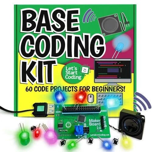 Base Coding Kit | 60 Projects For Kids 8-12+ To Learn Code!