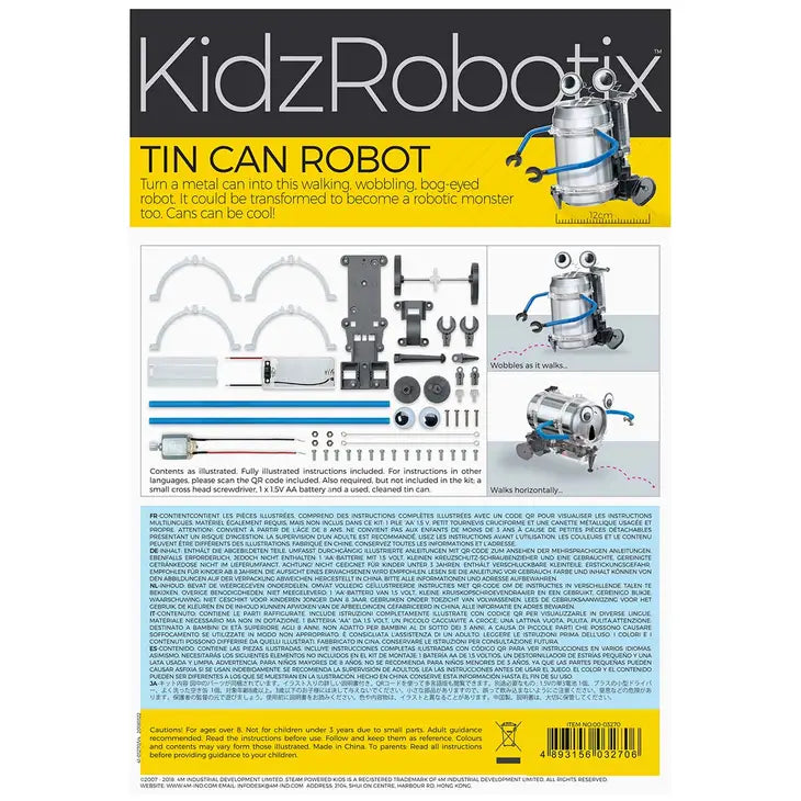 Tin Can Robot Stem Science Kit