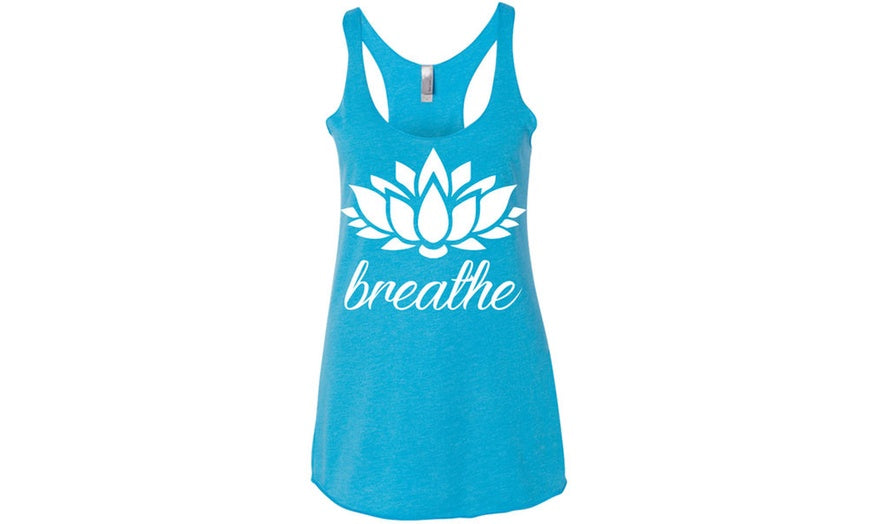 Women'S Yoga Tri-Blend Racerback Tanks Tank Top