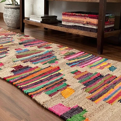 2'x8' Boho Hemp Runner