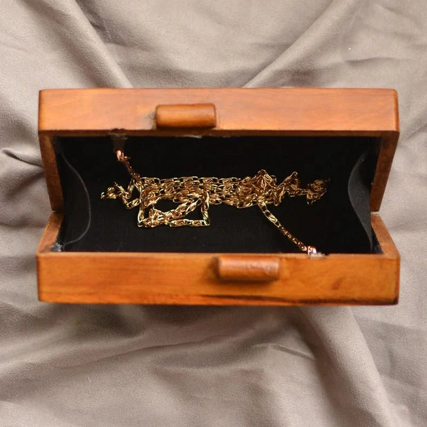 Wooden Peacock Clutch