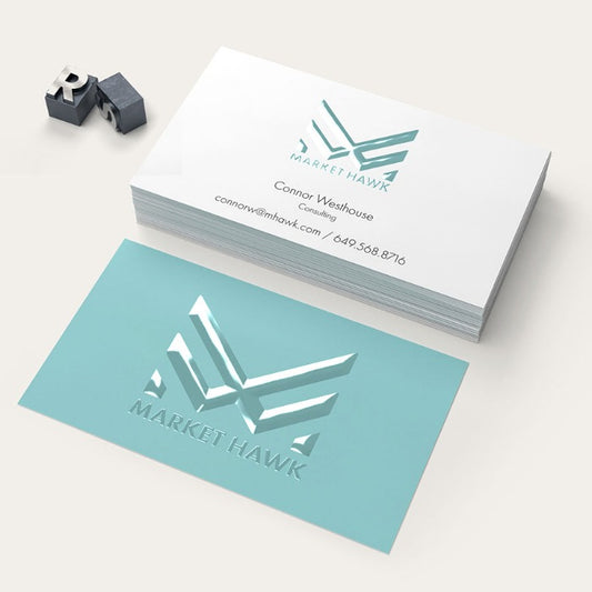 Raised Spot UV Business Cards