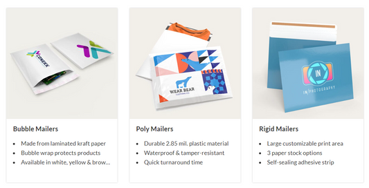 Custom Flat Mailers