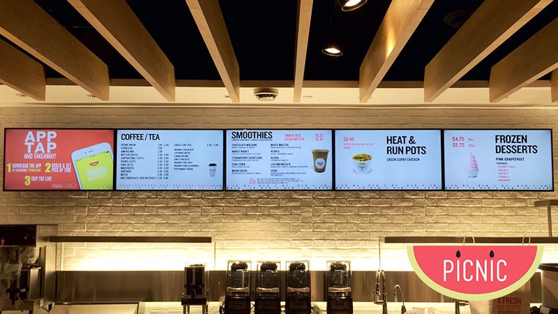Digital Menu Label Digital Design Solutions: Digital Menu & Digital Signage – GiNi.Tech